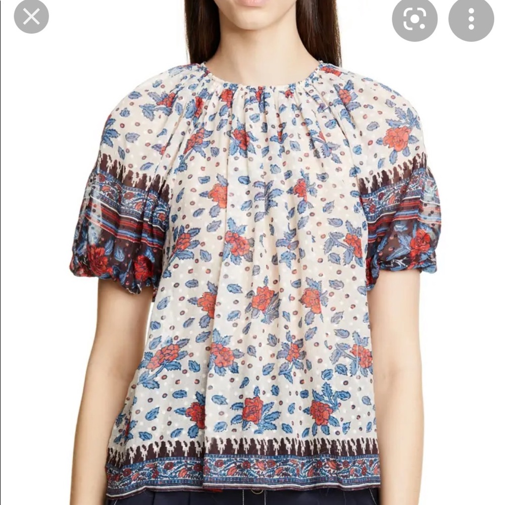 Ulla Johnson Silk Inez Blouse